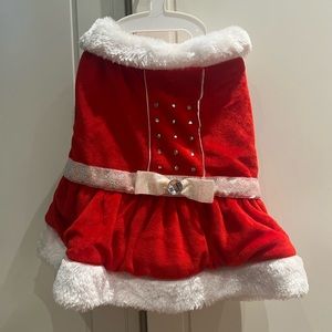 Brand new red holiday dress for dogs